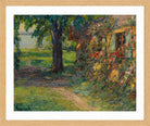 Edward Cucuel Print, The artist’s house on Lake Starnberg (1920) in an oak frame