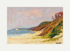 Edward Cucuel Print, The Beach at Rocky Point, Long Island (1930) with an off-white border for rolled canvas