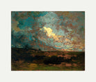 Edward Mitchell Bannister Print, After the Shower (1883–1887) — rolled canvas