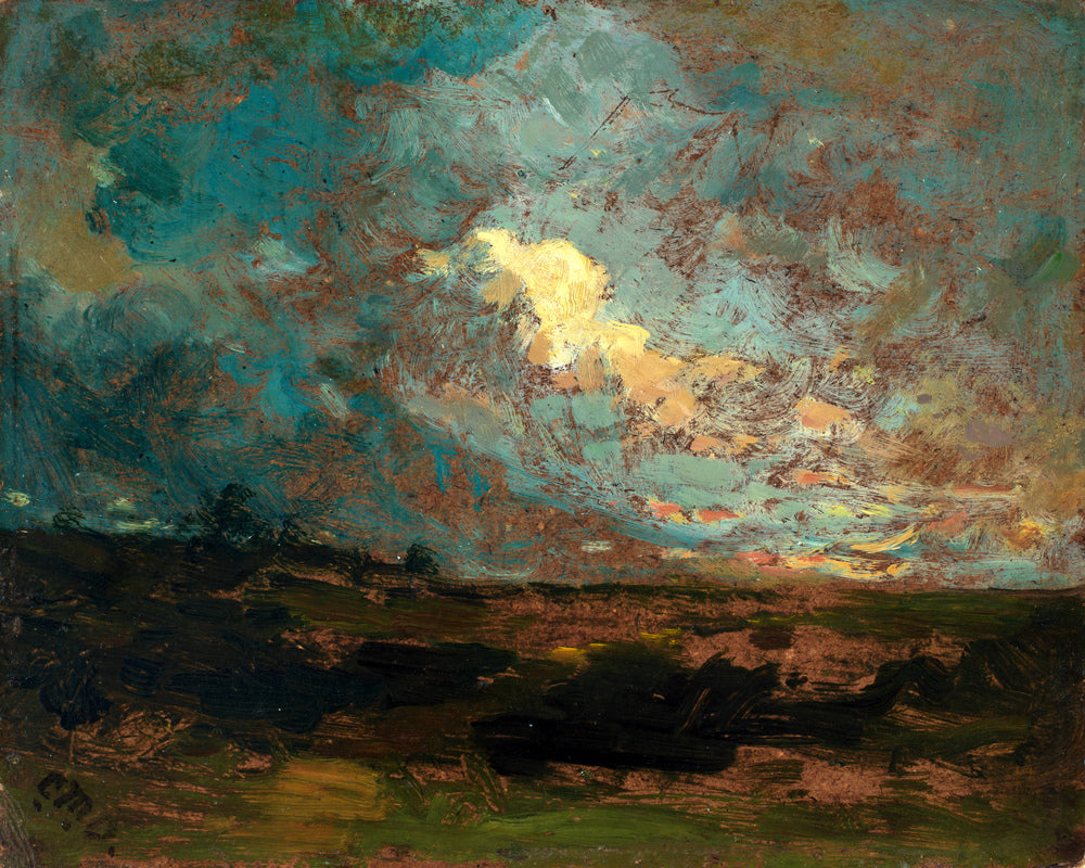 Edward Mitchell Bannister Print, After the Shower (1883–1887) — unframed