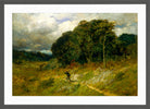 Edward Mitchell Bannister Print, Approaching Storm (1886) — dark grey frame