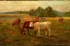 Edward Mitchell Bannister Print, Cows — unframed
