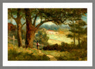 Edward Mitchell Bannister Print, Homeward (1895) — light grey frame