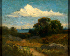 Edward Mitchell Bannister Print, Landscape (Trees and Rocks by a Lake) — unframed