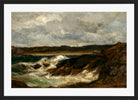 Edward Mitchell Bannister Print, Newport (1877–1882) — black frame