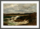 Edward Mitchell Bannister Print, Newport (1877–1882) — dark grey frame