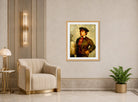 Edward Mitchell Bannister Print, Newspaper Boy (1869) — art deco roomset