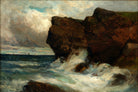 Edward Mitchell Bannister Print, Ocean Cliffs (1881) — unframed