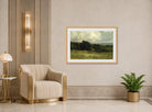 Edward Mitchell Bannister Print, Pleasant Pastures (1887) — art deco roomset