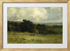 Edward Mitchell Bannister Print, Pleasant Pastures (1887) — gold frame