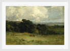 Edward Mitchell Bannister Print, Pleasant Pastures (1887) — white frame