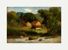 Edward Mitchell Bannister Print, Rocky Farm, Newport (1891) — rolled canvas