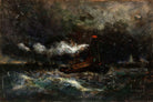 Edward Mitchell Bannister Print, Squall, Brenton Light — unframed