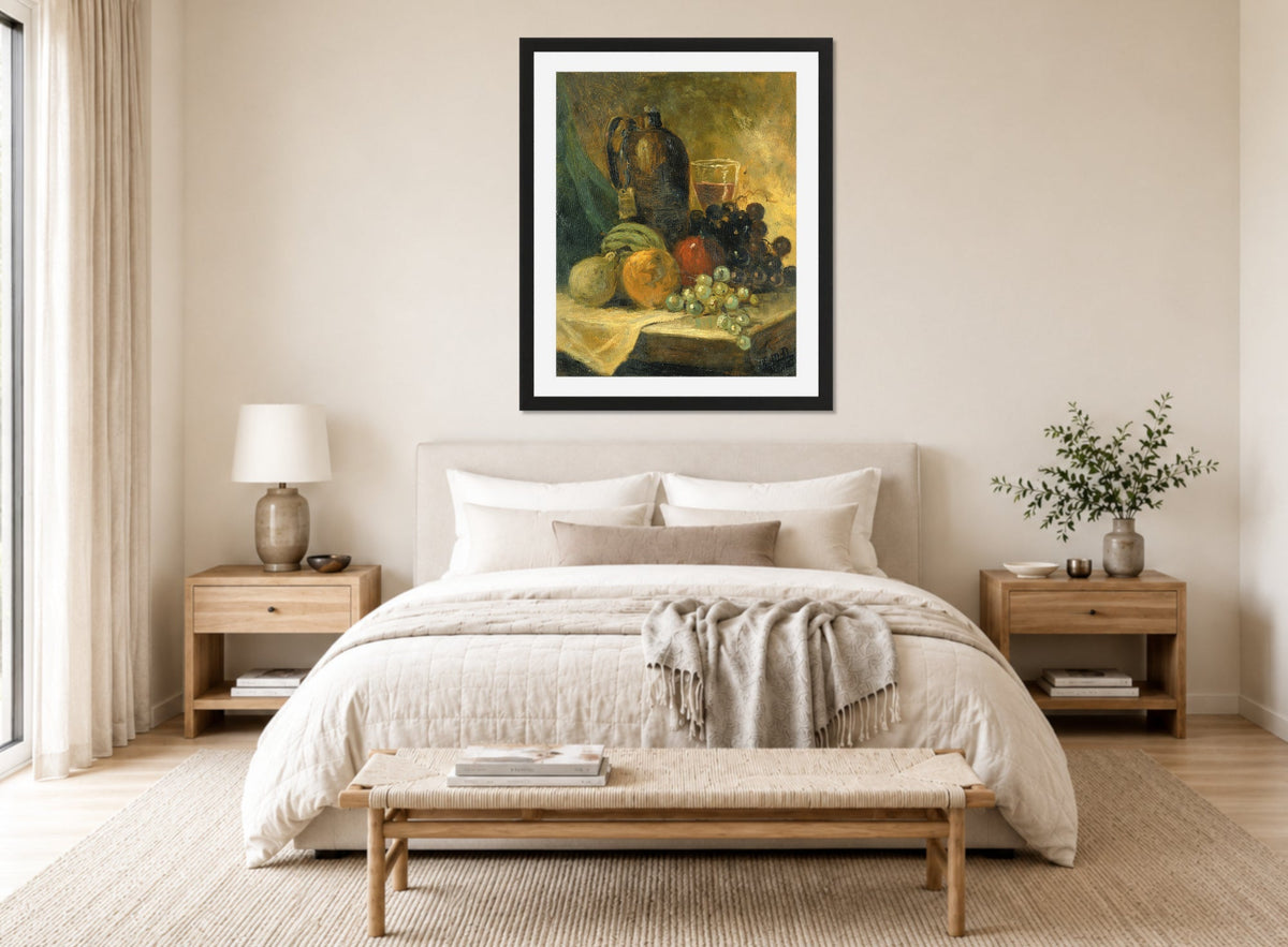 Edward Mitchell Bannister Print, Still Life — bedroom