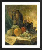Edward Mitchell Bannister Print, Still Life — black frame