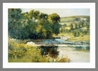 Edward Mitchell Bannister Print, Streamside — light grey frame