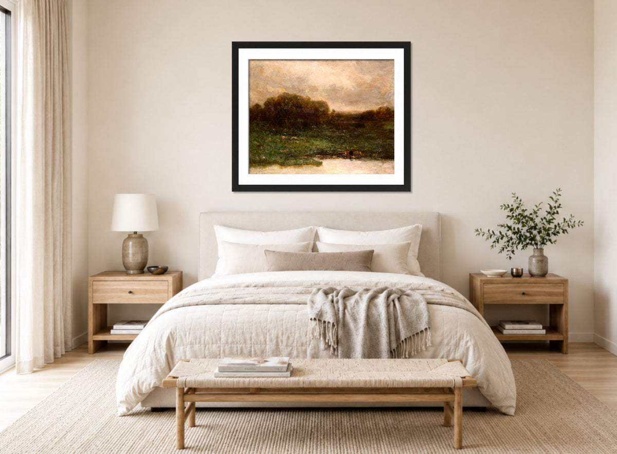 Edward Mitchell Bannister Print, Summer Twilight — bedroom