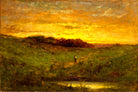 Edward Mitchell Bannister Print, Sunset (1883) — unframed