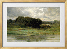 Edward Mitchell Bannister Print, Swale Land (1898) — gold frame