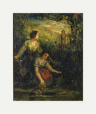 Edward Mitchell Bannister Print, The Drinking Pool (Three Women at Water) (1894) — rolled canvas