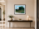 Edward Mitchell Bannister Print, The Farm Landing — hallway