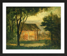 Edward Mitchell Bannister Print, The Old Homestead — black frame