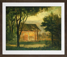 Edward Mitchell Bannister Print, The Old Homestead — brown frame