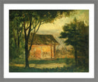 Edward Mitchell Bannister Print, The Old Homestead — light grey frame