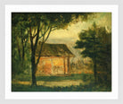 Edward Mitchell Bannister Print, The Old Homestead — white frame