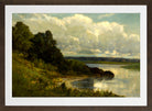 Edward Mitchell Bannister Print, The Palmer River (1885) — brown frame