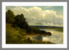 Edward Mitchell Bannister Print, The Palmer River (1885) — light grey frame