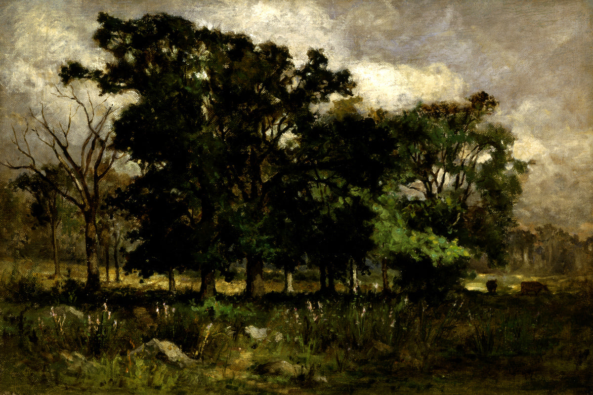 Edward Mitchell Bannister Print, Tree Landscape (1877) — unframed