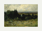 Edward Mitchell Bannister Print, Untitled (Fields with Rocks and Trees) (1893) — rolled canvas