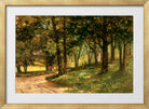 Edward Mitchell Bannister Print, Untitled (Landscape with Trees) — gold frame