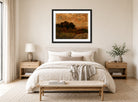 Edward Mitchell Bannister Print, Untitled (Two Women Reclining on Rocks) — bedroom