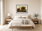 Edward Mitchell Bannister Print, Untitled (Man and Cows near a Pond) — bedroom
