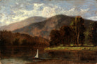 Edward Mitchell Bannister Print, Untitled (Sailboat in a River) (1876) — unframed