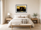 Edward Mitchell Bannister Print, Untitled (Woman with Cattle and Sheep at Dusk) — bedroom