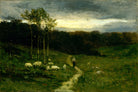 Edward Mitchell Bannister Print, Woman Walking down Path (1882) — unframed