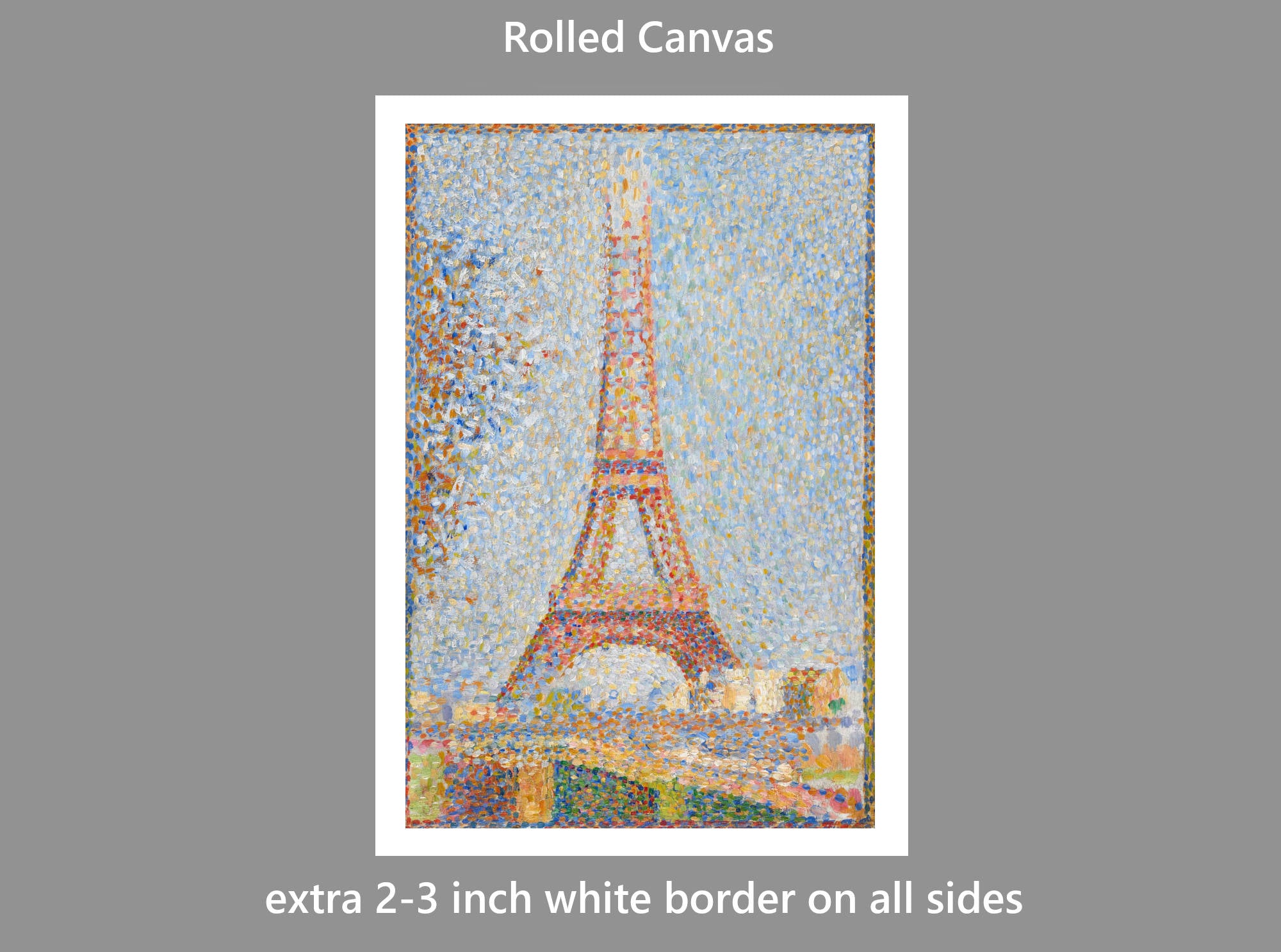 Georges Seurat Print : Eiffel Tower (1889)