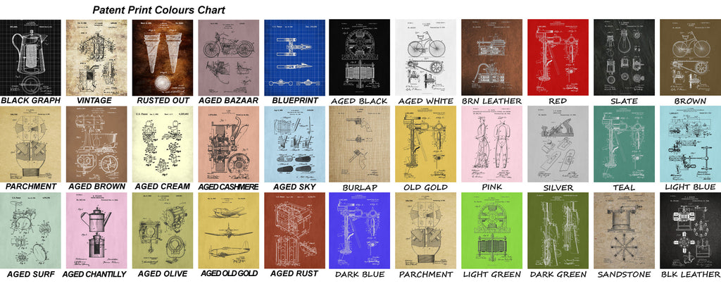 patent prints backround colour choices