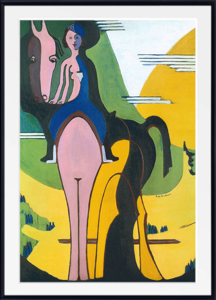Female Rider (1931) by Ernst Ludwig Kirchner