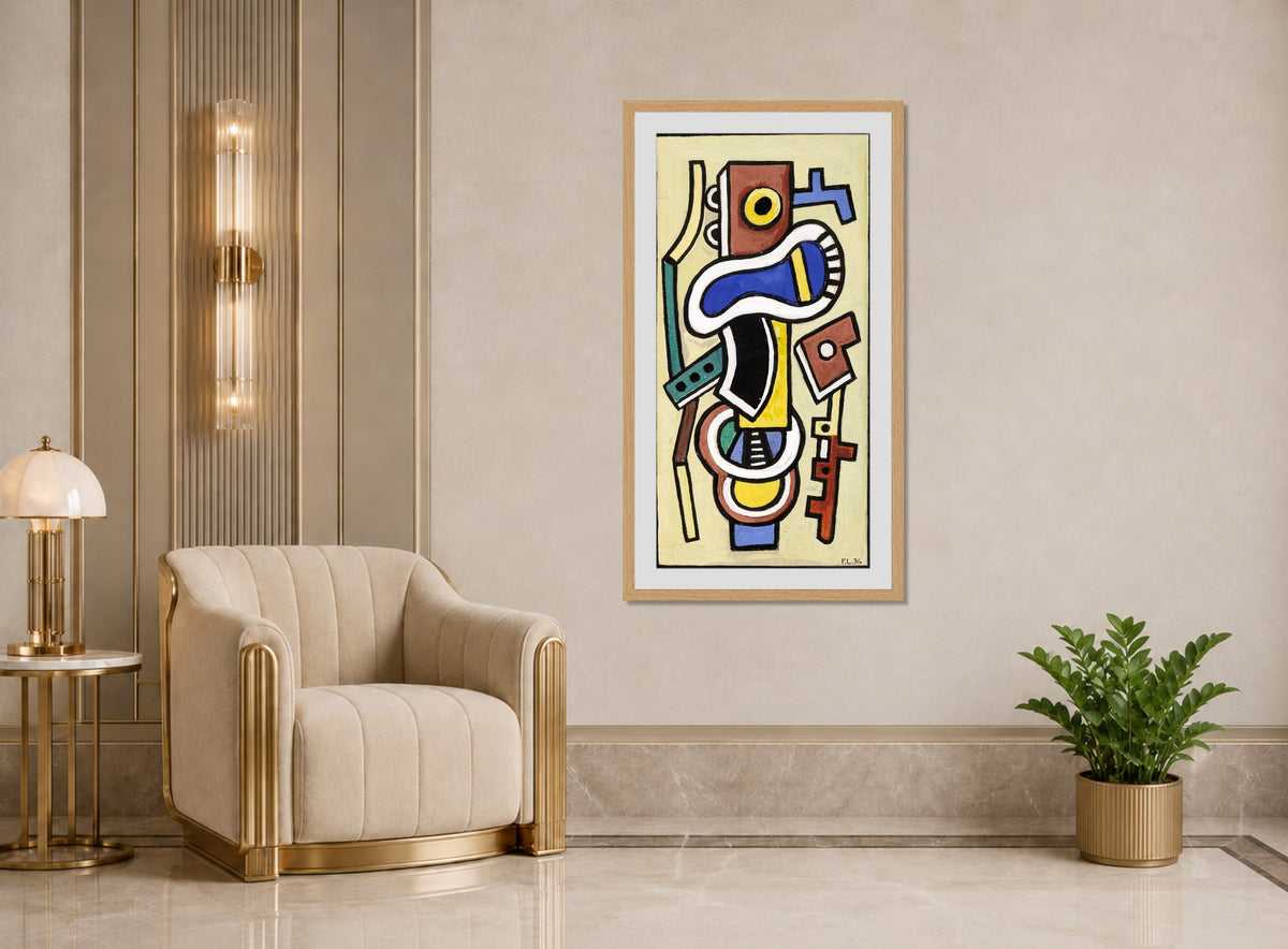 Fernand Léger, Abstraction — art deco roomset