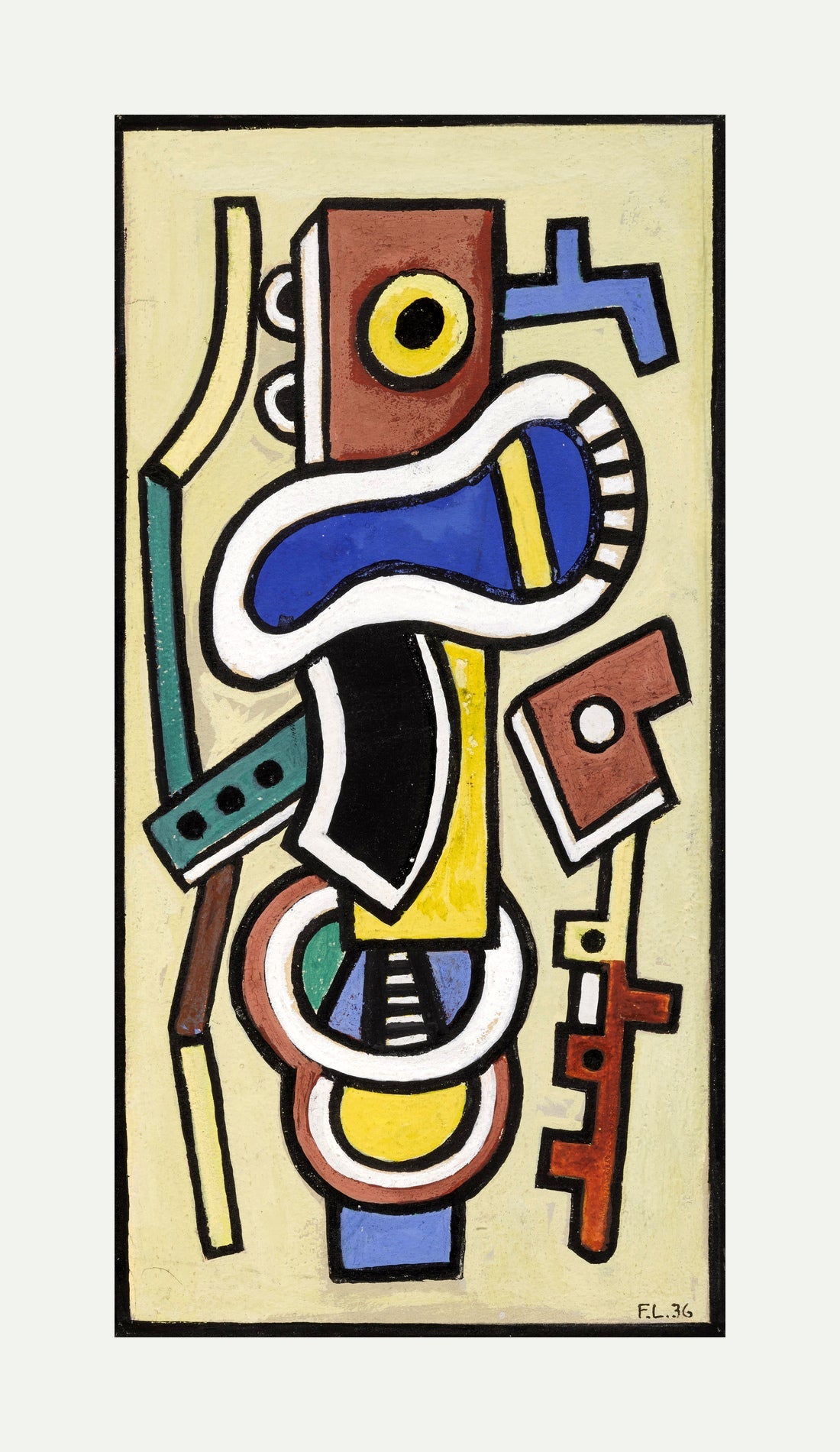 Fernand Léger, Abstraction — rolled canvas