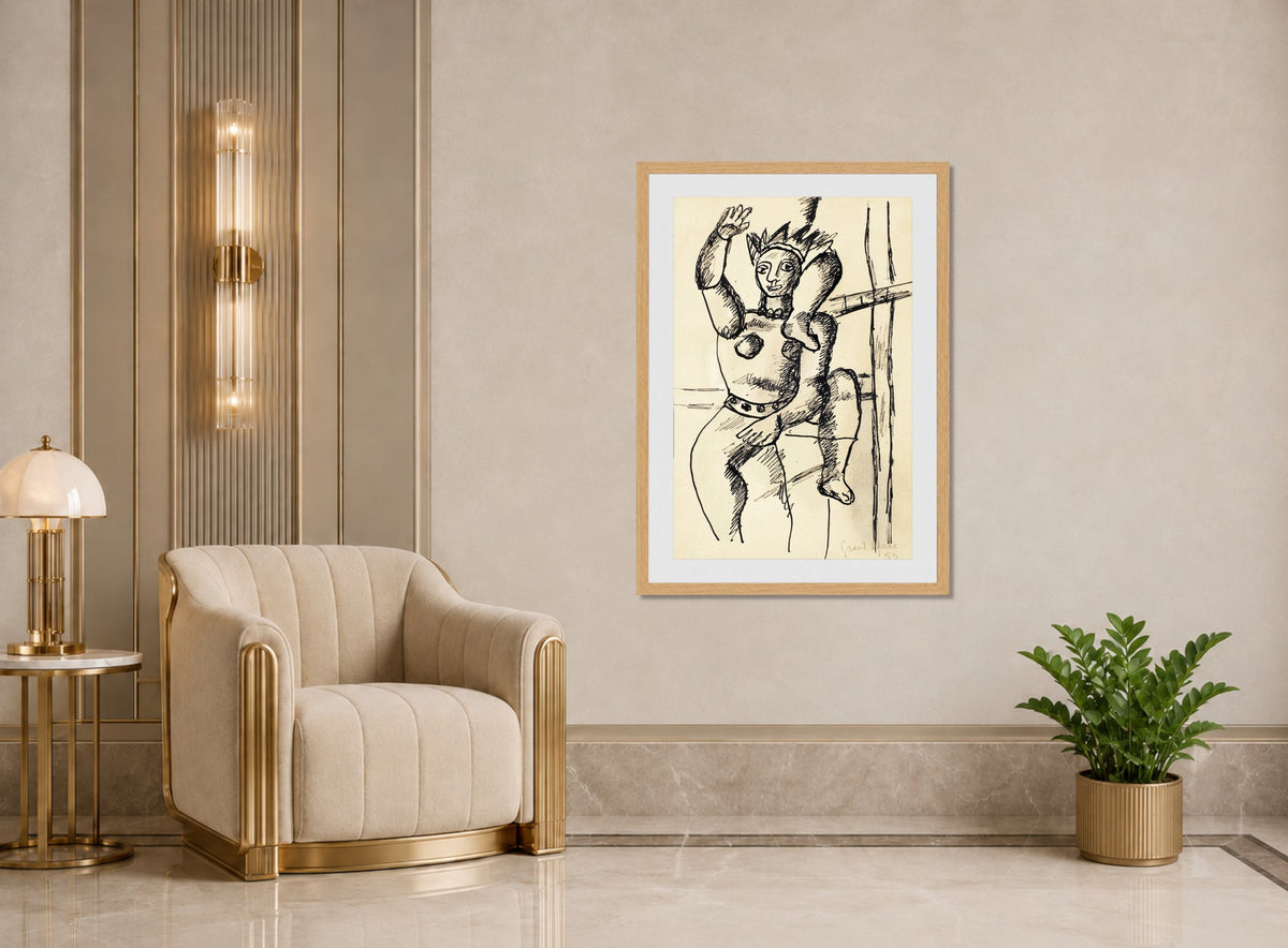 Fernand Léger, Acrobat — art deco roomset