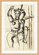 Fernand Léger, Acrobat — oak frame