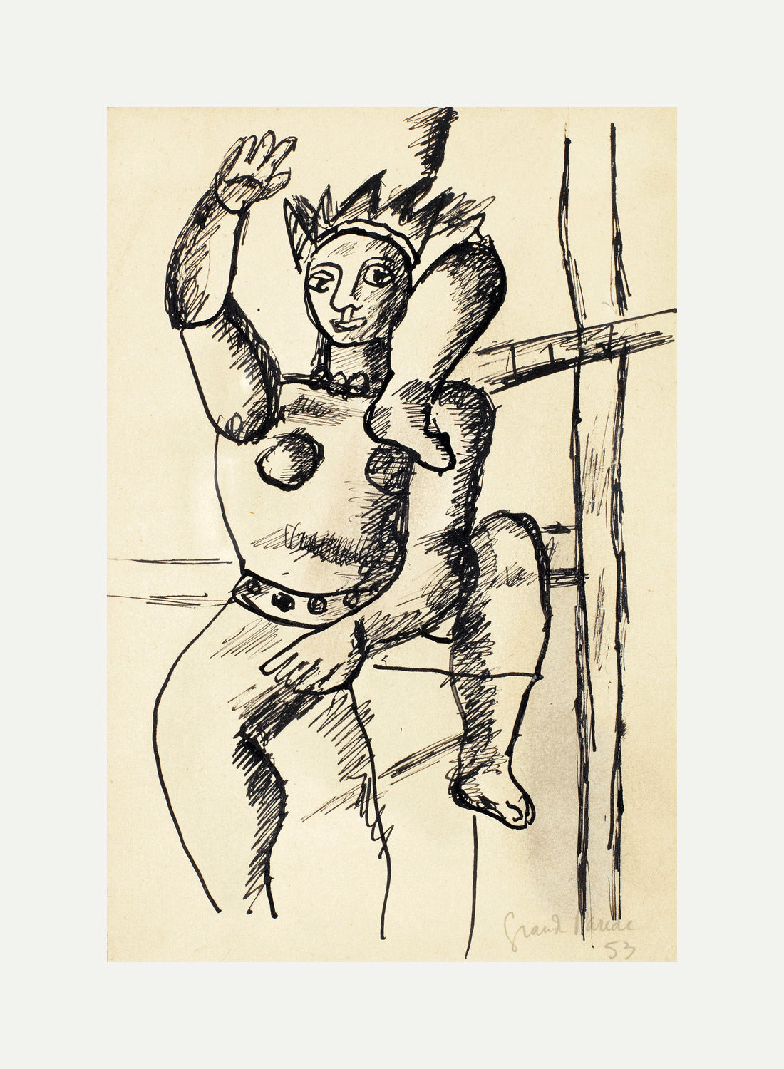 Fernand Léger, Acrobat — rolled canvas