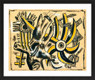 Fernand Léger, Arbre et fleur — black frame