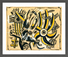 Fernand Léger, Arbre et fleur — dark grey frame