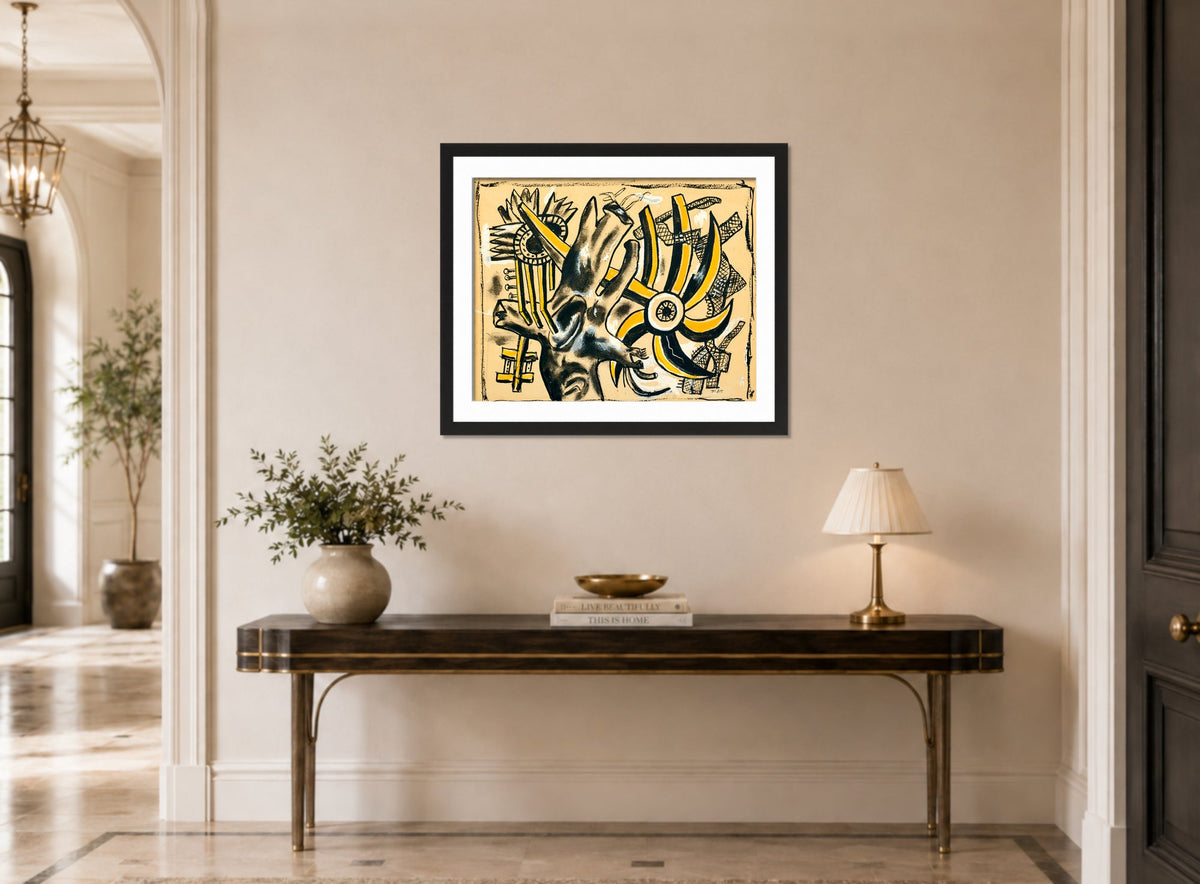 Fernand Léger, Arbre et fleur — hallway